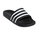 adidas Badeschuhe Adilette Aqua 3-Streifen (Cloudfoam Fußbett, vorgeformter EVA-Riemen) schwarz/weiss - 1 Paar
